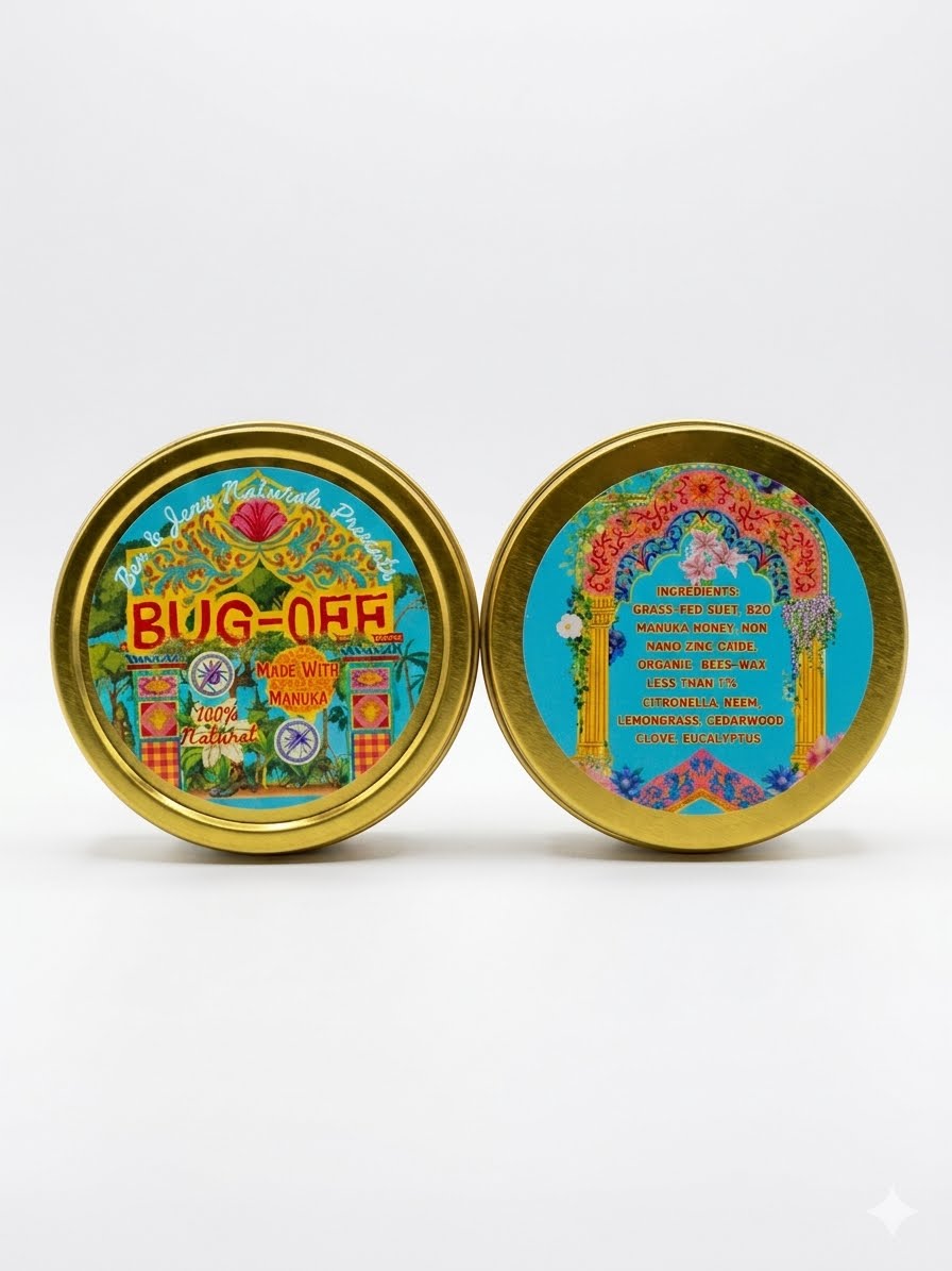 BUG-OFF TIN
